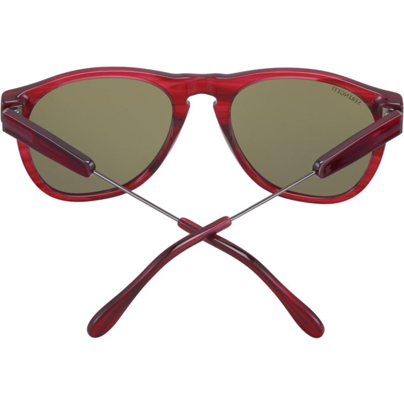AMBOY, Red Streaky Acetate with Shiny Gunmetal Metal-Mineral Polarized 555nm Cat 3 to 3, hi-res image number null